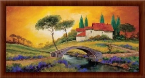 Casolari, framed picture