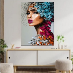 Dea, uramljena slika 40x50cm , 50x70cm i 60x80cm - Img 2