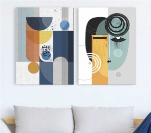 Dides, dve uramljene slike 30x40cm ,40x50cm i 50X70cm - Img 2