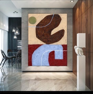 Krive linije, uramljena slika 40x50cm , 50x70cm i 60x80cm - Img 2