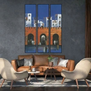 Medina, uramljena slika komplet od tri slike, 23x100cm svaka - Img 2