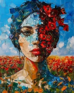 Miola, uramljena slika 40x50cm i 50x70cm