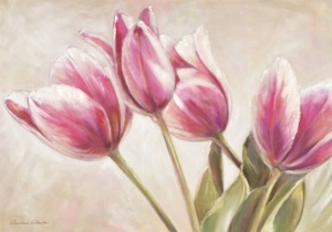 Nice flowers, uramljena slika 70x100cm