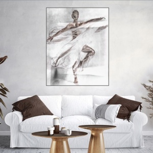 Noa balerina, , uramljena slika 40x50cm, 50x70cm i 60x90cm - Img 2