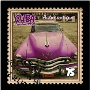 Pink auto, framed picture