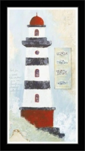 Red white lighthouses, picture - Img 3
