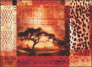 Sahara 1, uramljena slika 60x80cm