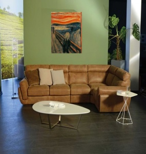 The Scream-Vrisak, E. Munk, uramljena slika 50x70cm - Img 2