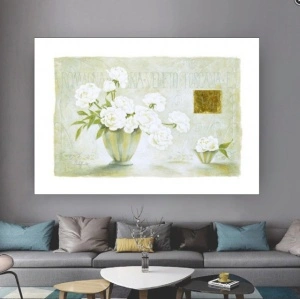 Toscana fiori, uramljena slika 70x100cm - Img 2