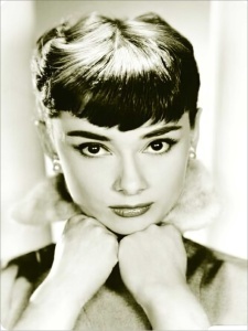Audrey Hepburn dorucak kod Tifanija, uramljena slika 40x50cm