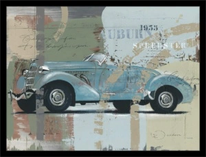 Blue Monday, framed picture