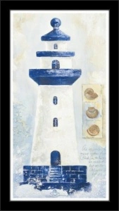 Blue white lighthouses, picture - Img 2