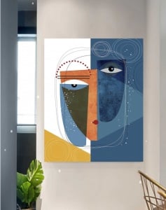 Dina, uramljena slika dimenzije 70x100cm - Img 2