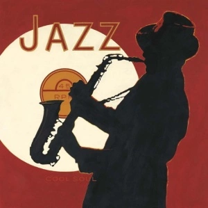 Jazz cool soul, framed picture