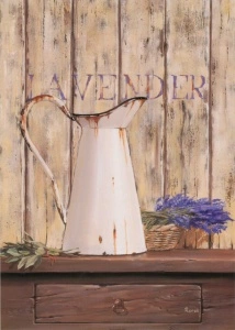 Lepa lavanda, uramljena slika 50x70cm