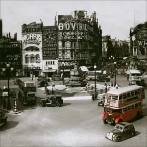 London piccadilly circus, uramljena slika 70x70cm