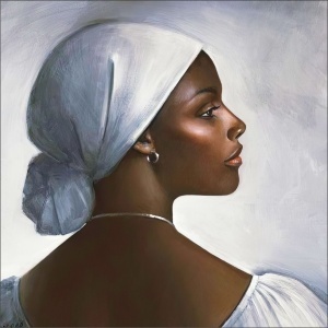 Nayo, uramljena slika 50x50cm