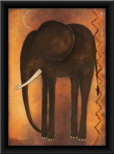 Papa elephant, framed picture - Img 2