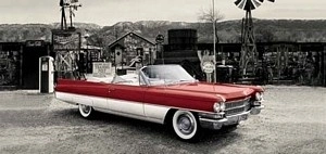 Red oldsmobile cabrio, picture - Img 2
