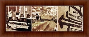 Route 66, framed picture