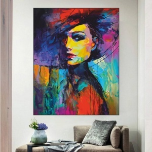 Teda, uramljena slika 40x50cm , 50x70cm i 60x90cm - Img 2