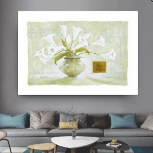 Toscana fiori 1 , uramljena slika 70x100cm - Img 2
