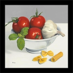 Ukus Italije, tri uramljene slike 30x30cm svaka - Img 3