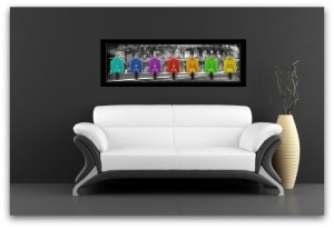 Vespas colosseum, framed picture - Img 2