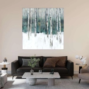 Winters tree, uramljena slika 50x50cm - Img 2