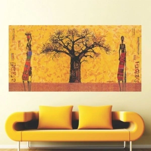 Baobab, uramljena slika 50 x 100 cm - Img 2