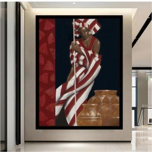Beauty with lance, framed picture - Img 3