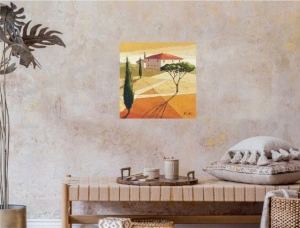 Capo di Monte, uramljena slika 50x50cm - Img 2