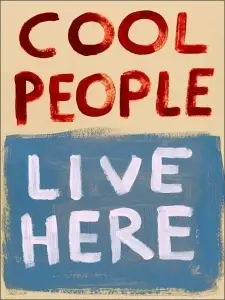 Cool People, uramljena slika 40x50cm , 50x70cm i 60x80cm