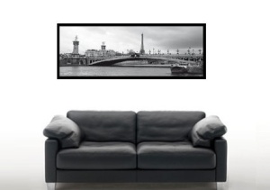 Eiffel Tower & Pont Alexandre, framed picture - Img 2