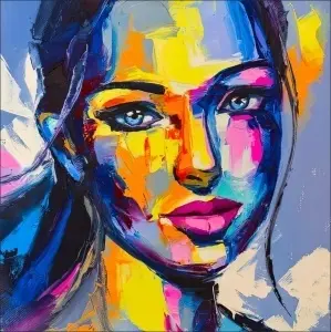 Gena, uramljena slika 50x50cm