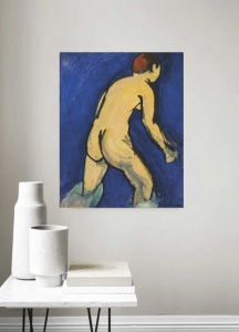 Henri Matisse, Bather 1909., uramljena slika dimenzije 40x50cm - Img 2