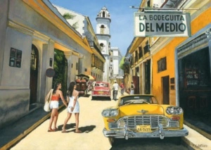 La Bodeguita del Medio, uramljena slika 60x90cm