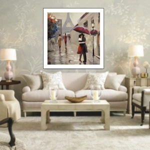 Love in Paris, uramljena slika 50x50cm - Img 2