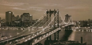 New York skyline, framed picture