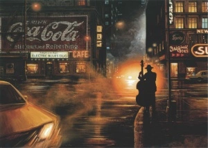 Night Musician in New York