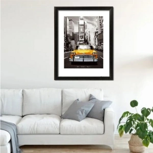 NY Taxi NO1, framed picture, 60x80cm - Img 2