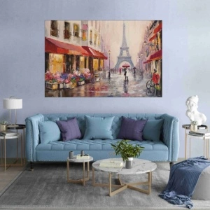 Paris couple, uramljena slika 50x70cm i 60x90cm - Img 2