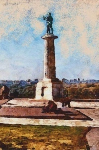 Pobednik Kalemegdan, uramljena slika 40x50cm, 50x70cm i 60x90cm