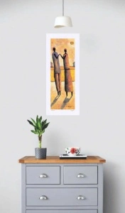 Slika Bangui, uramljena slika 30x70cm - Img 2