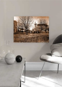 Stari Beograd Terazije 1876., uramljena slika dimenzije 30x40cm i 40x50cm - Img 2