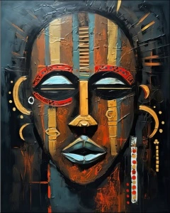 Wani, uramljena slika 40x50cm