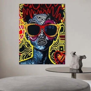 Yaga, uramljena slika 40x50cm , 50x70cm i 60x90cm - Img 2