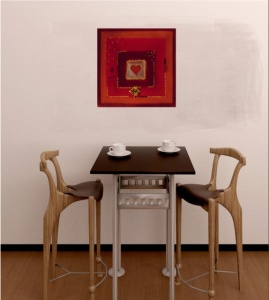 African Heart, framed picture - Img 2