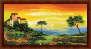 Alba Marina, framed picture