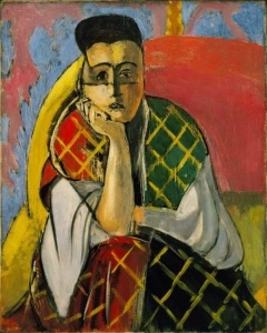 Henri Matisse, Woman with Veil 1927., uramljena slika dimenzije 40x50cm